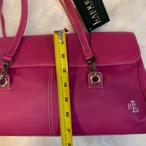 NWT Lauren by Ralph Lauren Leather Handbag - Picture 12 of 14